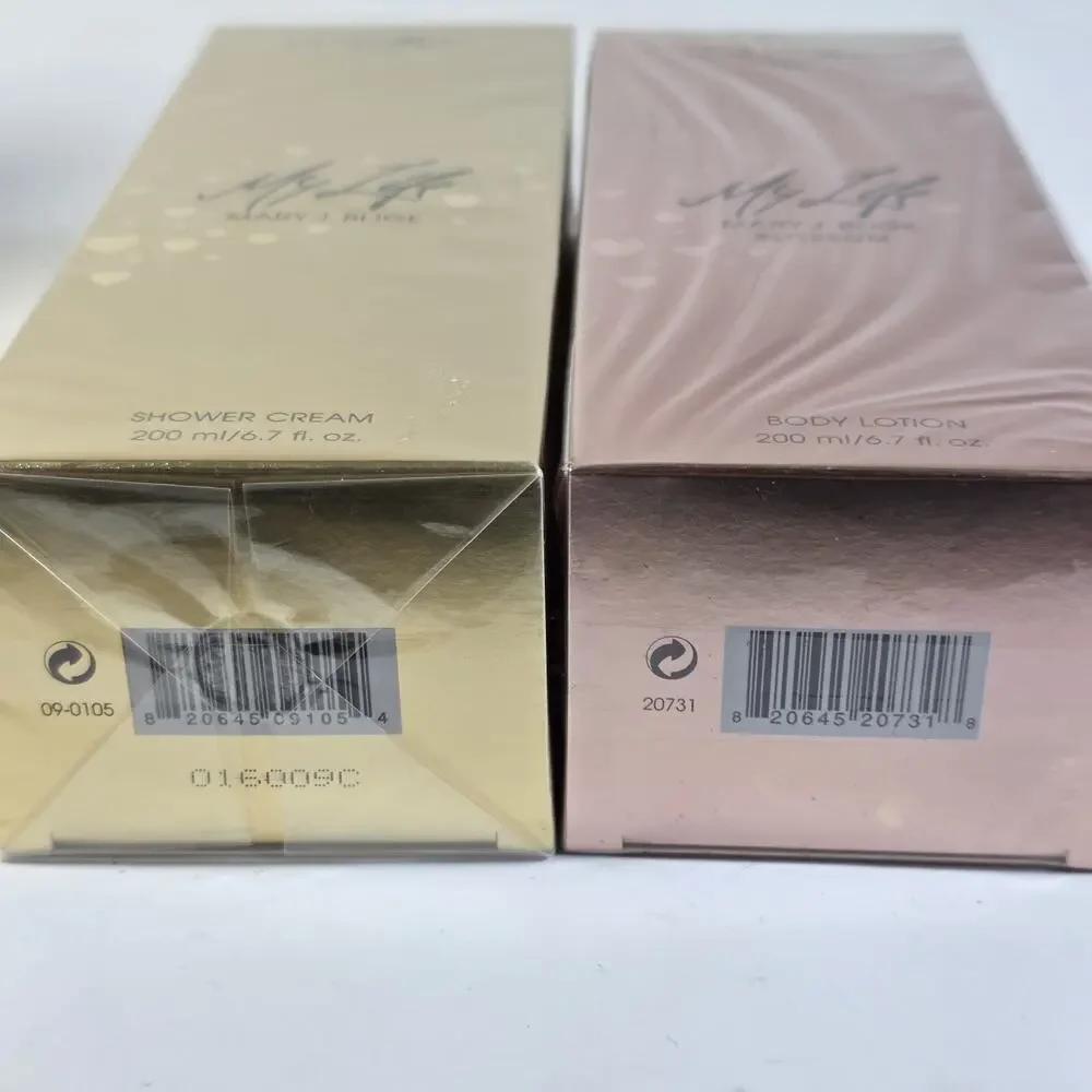 Mary J Blige My Life Shower Cream & Blossom Body Lotion Set 6.7 Oz Sealed